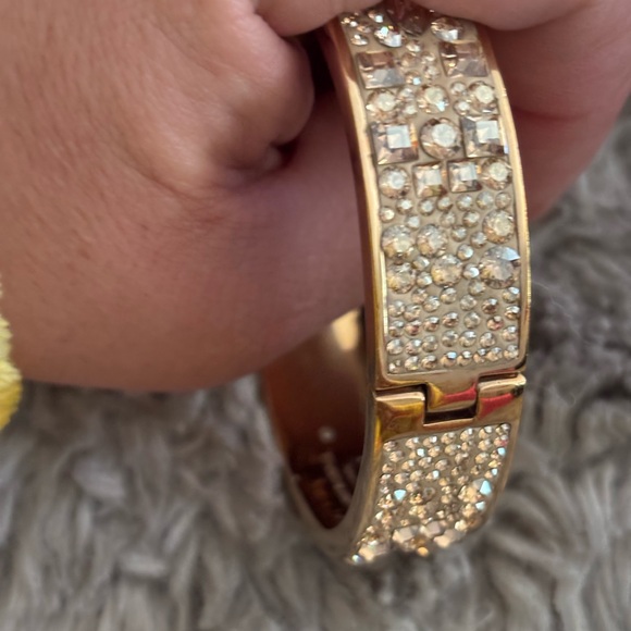 Henry Bendel New York Gold and Crystal Women's Bracelet - Picture 10 of 13
